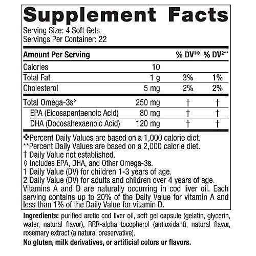 Nordic Naturals Nordic Naturals ChildrenS DHA For Omega 3 | Fish Oil For Kids 250 Mg From Arctic Cod Liver Oil | Omega 3 EPA & DHA For Kids 3-6 Yrs| Brain Development & Immunity Strawberry Fish Oil 90 Mini Softgels