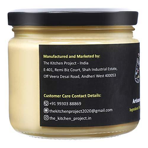 The Kitchen Project The Kitchen Project, Artisanal Yellow Mustard Spread Jar - 300 Grams. Delicious Homemade Authentic Mustard with a Strong bite.