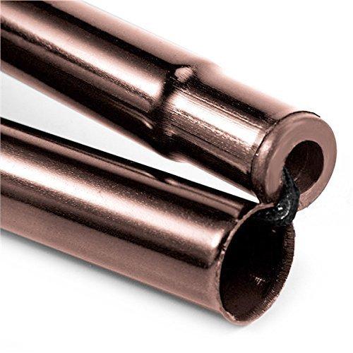 IKTU Iktu Automatic Magnetic Snap-Out Folding Crutch Walking Cane Folding Stick with Adjustable Length (33-37 Inch) (Copper)