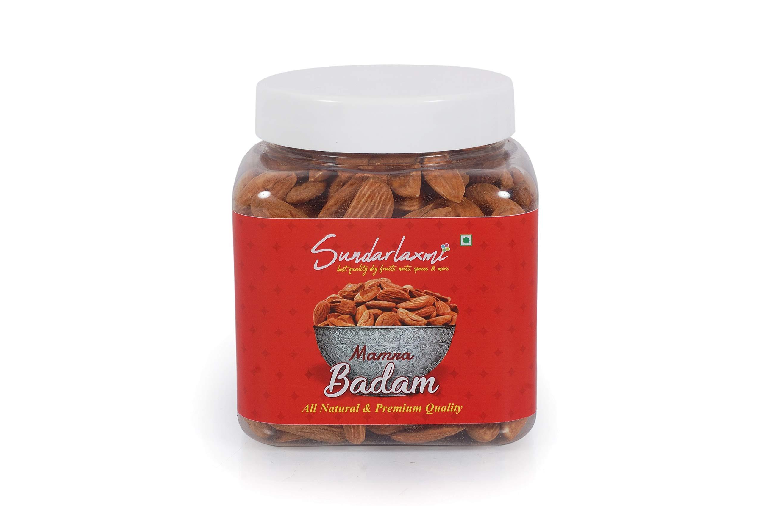 NaturePlatter NaturePlatter Mamra Giri Almonds, 500g [Premium Grade-AAA Quality & Bold Size]