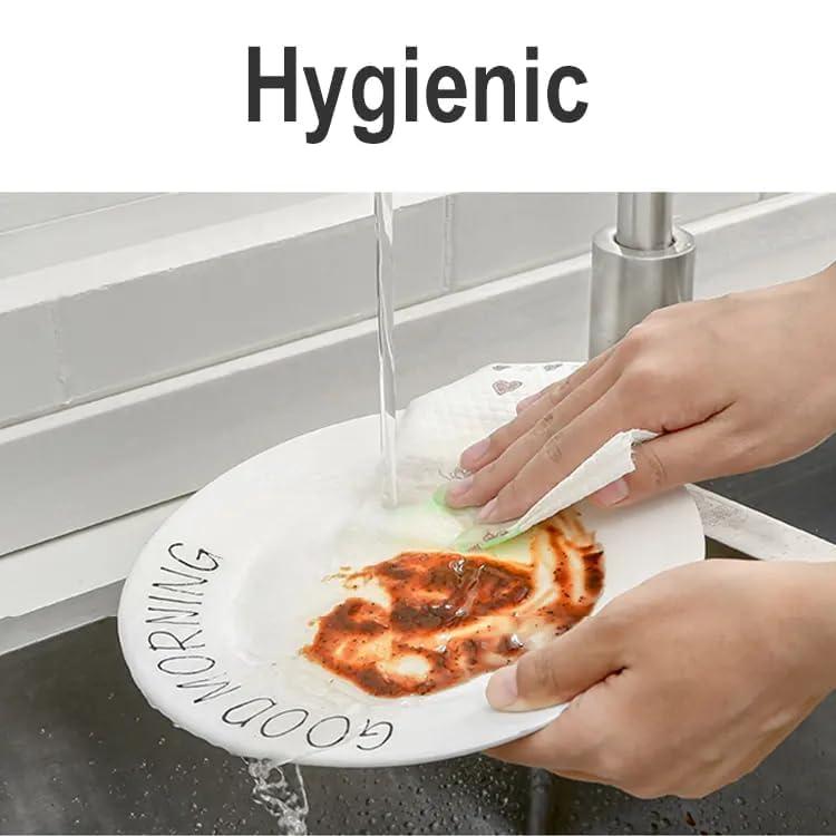 Bitnex Bitnex Kitchen Cleaning Wipes, Decontamination Wet Wipes, Reusable Kitchen Wet Wipes Oil and Grease Cleaning Floor Wipes Kitchen Wipes For Bowls, Kitchen, Tiles,Sinks (3 pack of 80 pcs)