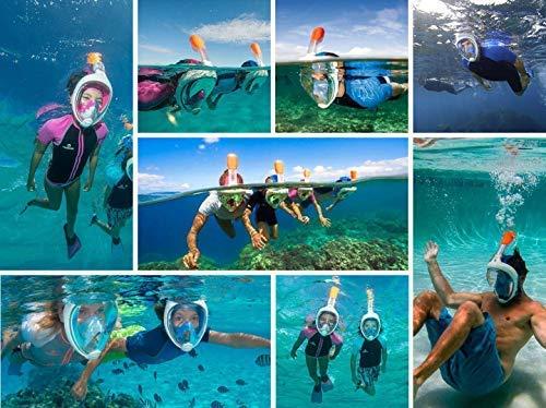 GOLKIPAR GOLKIPAR Revolutionary Full Dry, Anti Fog, 180 Degree Vision Snorkeling Mask