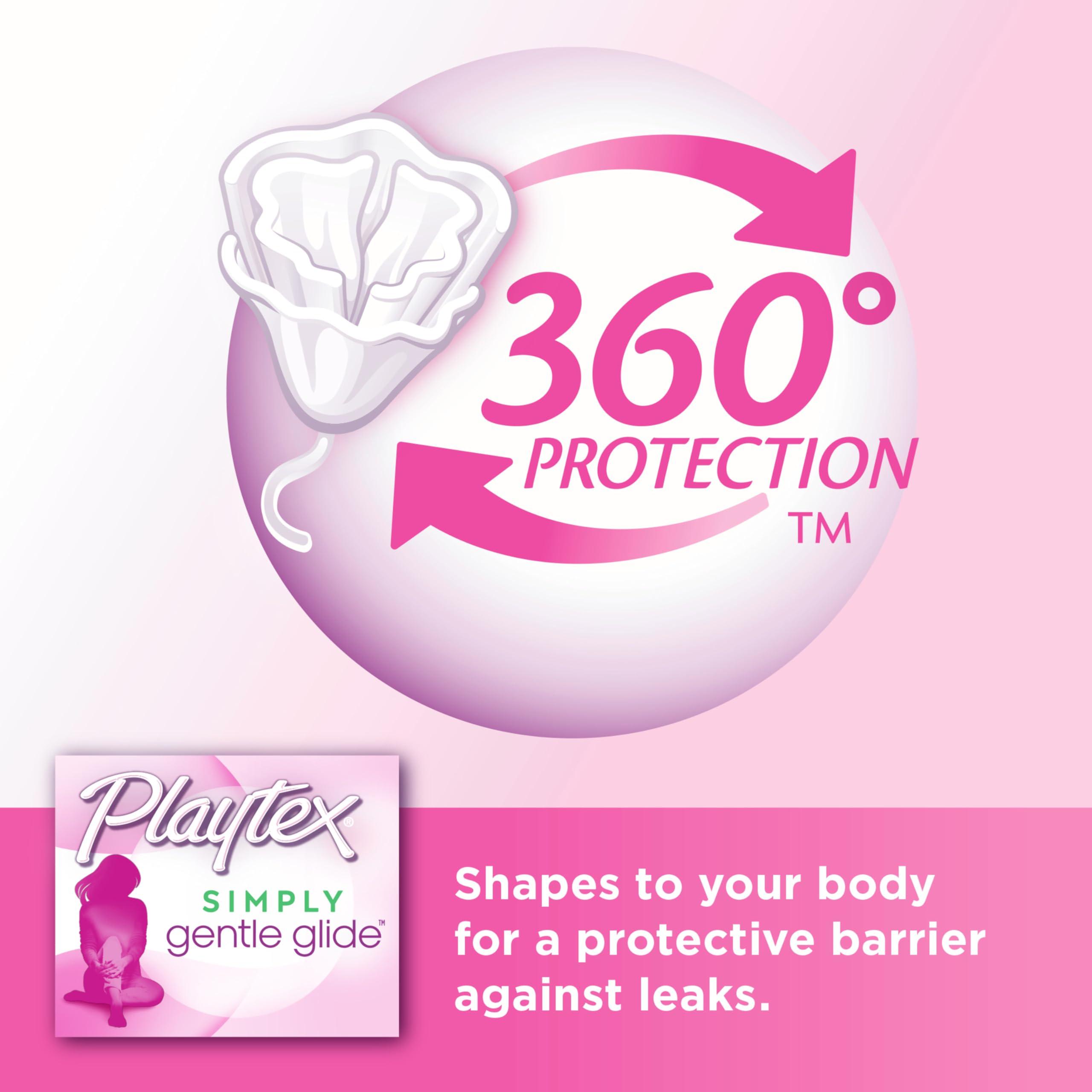 Playtex Playtex Gentle Glide Tampons with Triple Layer Protection, Ultra , Unscented - 36 Count