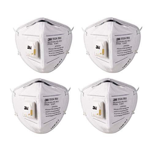3M 3M 9504 INV FFP2 Pack of 4