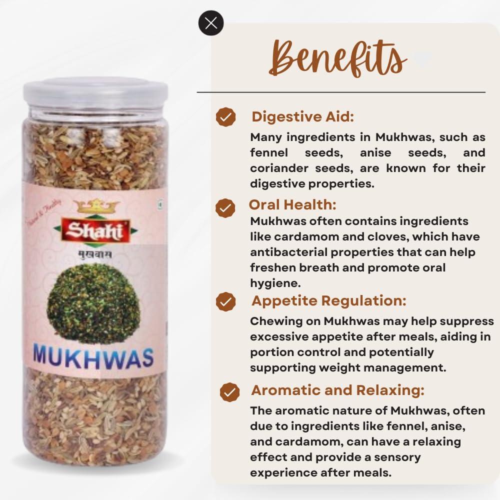 SHAHI Shahi Rajasthani Mukhwas, Traditional Mouth Freshener 180g & Premium Amla Candy Pachak 200g | Authentic Mukhwas Mix for Refreshing Moments | Rich in Vitamin C & Antioxidants | Aromatic Mukhwas for Digestion & Freshness | Good for Bad Breath