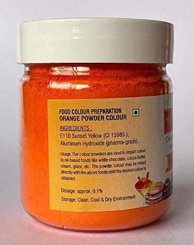 MANGHARAM MANGHARAM Chocolate and Cream Soluble Colour - Orange - 25 GMS