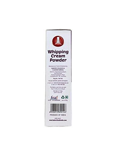 Generic Bakers Whipping Cream Powder 50 Grams (Pack of 3)