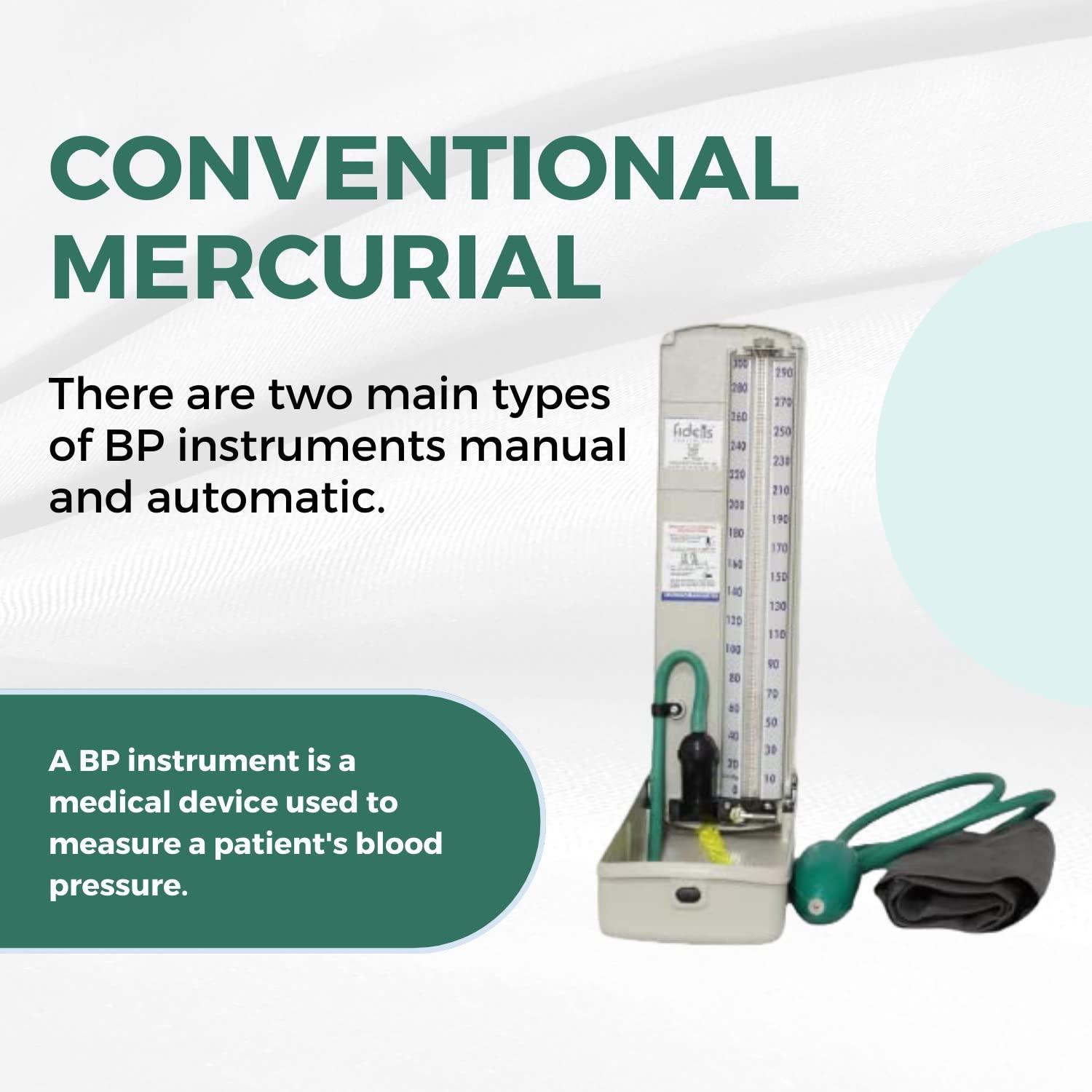 FIDELIS HEALTHCARE FIDELIS HEALTHCARE Mercury BP Desk Sphygmomanometer Upper Arm Bp Monitor.