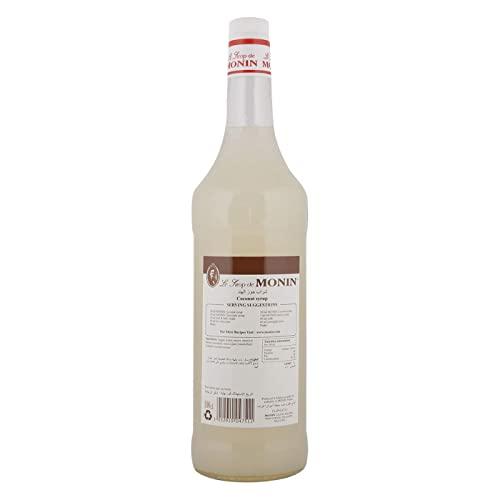 Monin Monin Coconut Flavoured Syrup, 1000 ml, Off White