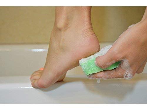 Spongeables Spongeables Pedi Scrub Foot Buffer 20+, Citron Eucalyptus Aromatherapy, 2-Ounce (Pack of 3)