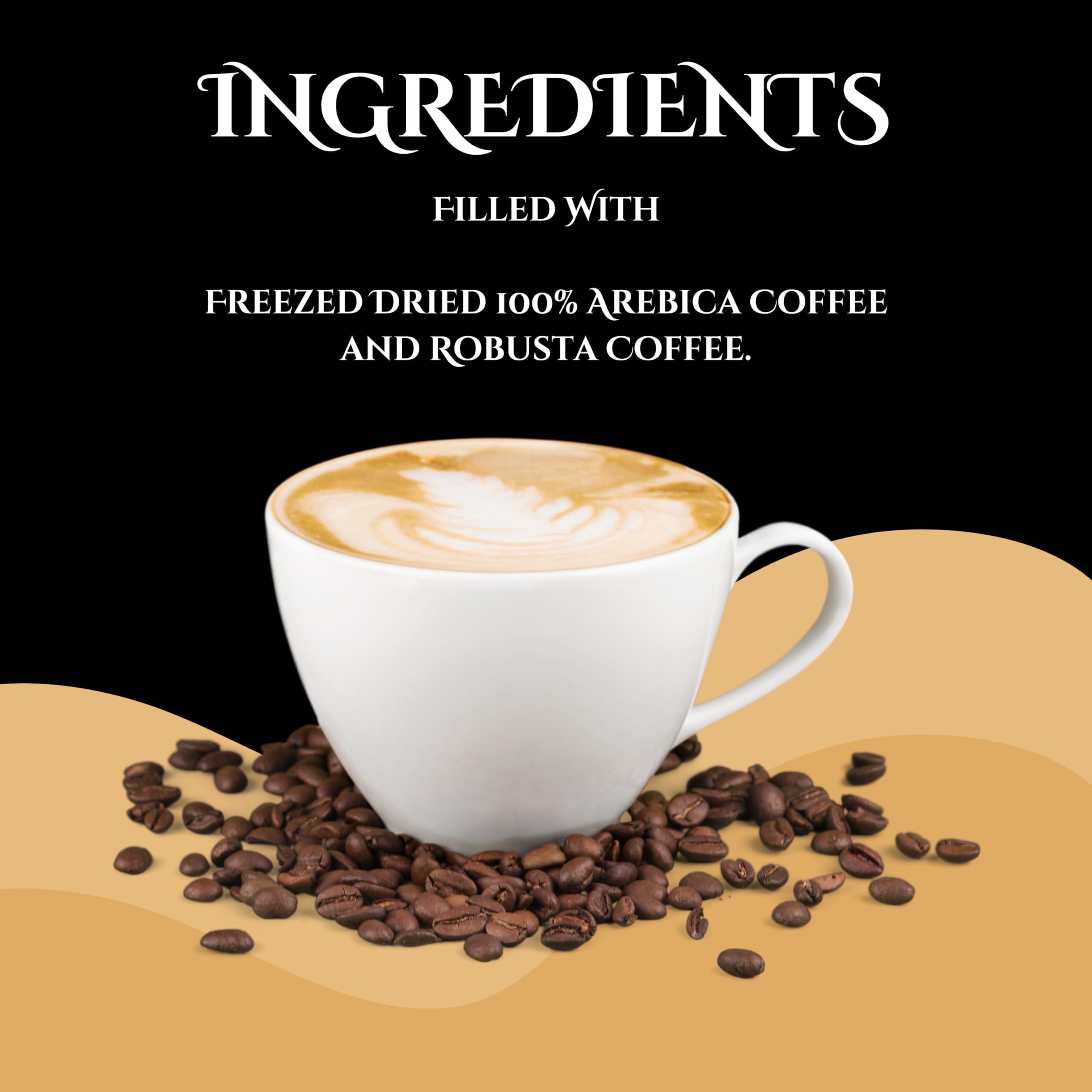 Aveon Cafe Aveon Caf Royale Instant Coffee - 50g Jar | Premium Freeze-Dried Coffee | 100% Coffee Perfection with Arabica and Robusta - 50g