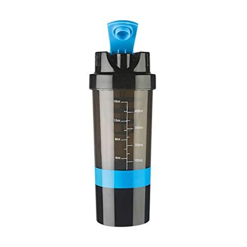 BSPA BSPA shake me tab water bottle Gym Protein & Supplement Shaker Bottle 500 ml Shaker blue