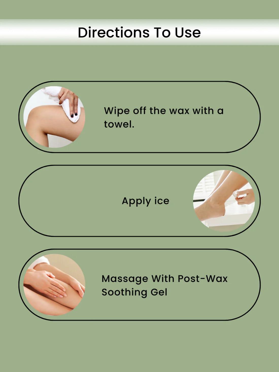 The Wellness Shop The Wellness Shop Post Wax Claming Gel | With Aloe-Vera and Vitamin E | For Soothes Irritation and Redness | Deeply Hydrates and Nourishing | Easy to Absorbs | Organic Ingredients | 50ML