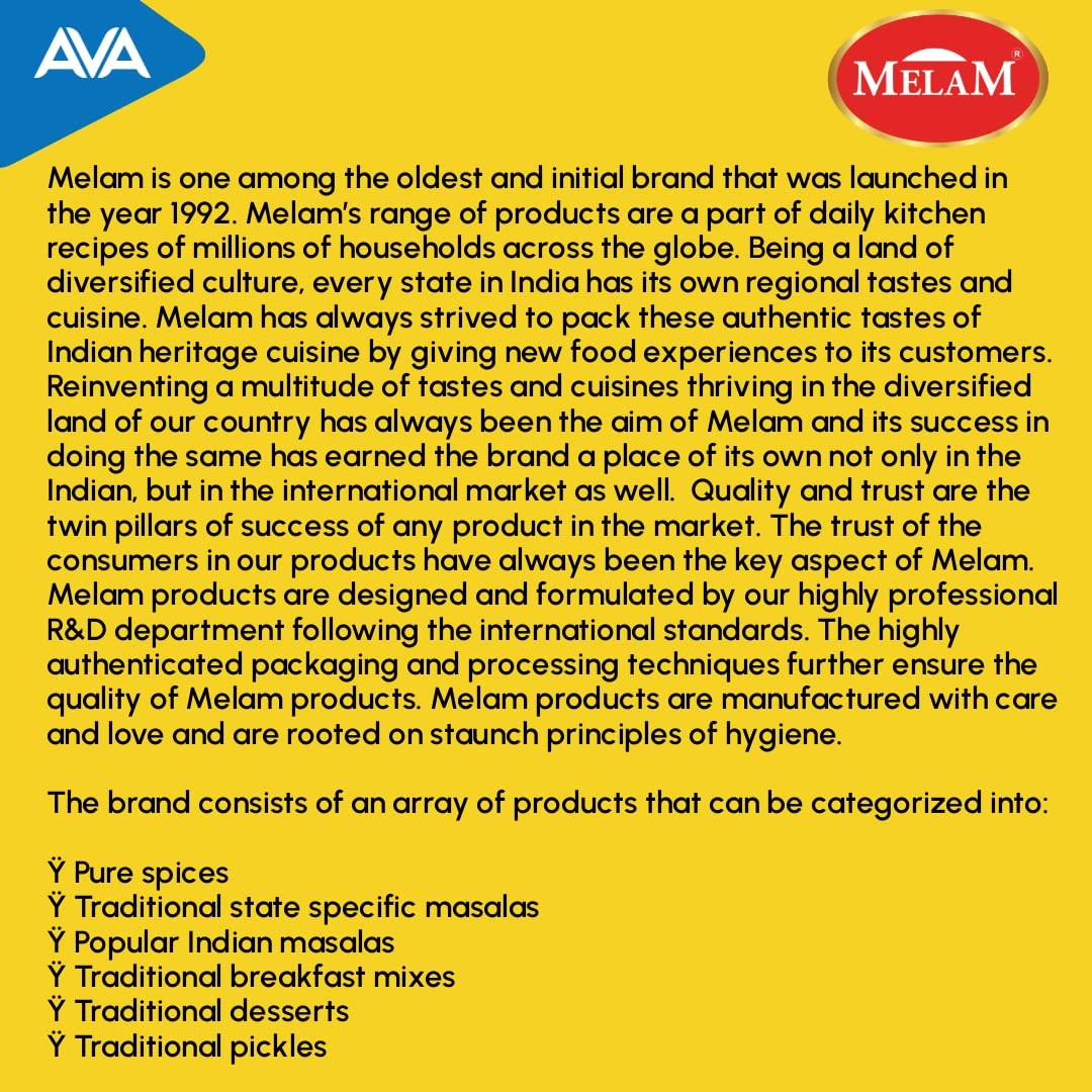 MELAM PURE AND AUTHENTIC MELAM Coriander Powder | Dhania Powder - 500g