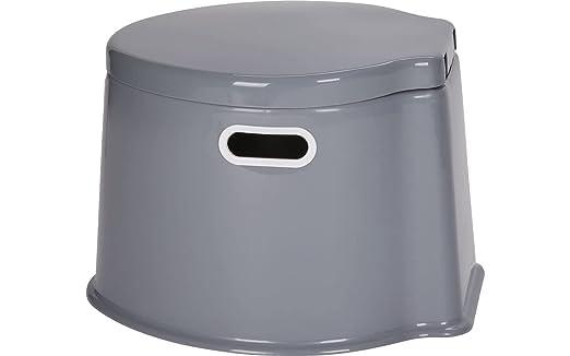 Kitwe Kitwe Plastic Portable Indian Toilet To Western Convertor | Toilet Stool | Toilet Commode For Patients | Indian Commode Stool | Portable Toilet Seat For Adult, Kids And Handicap People - Grey