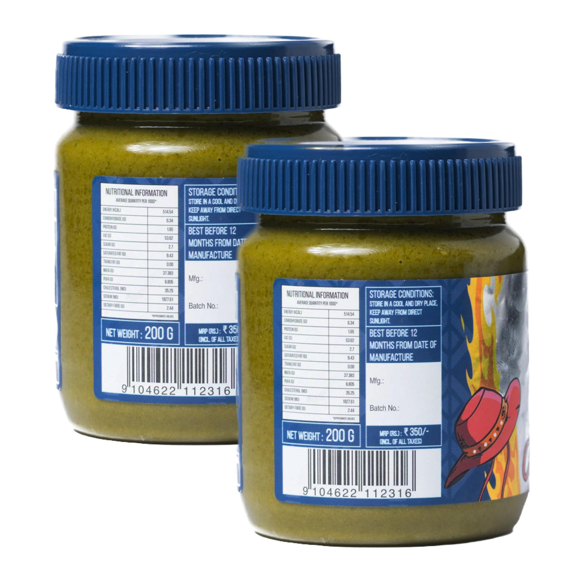 INDIAN SAUCE COMPANY Indian Sauce Company Chimichurri Hot Sauce, 200 ml - Pack Of 2...