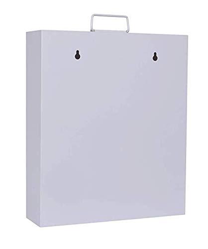 SPYLOCK SPYLOCK Metal First aid Box/First aid kit/Medical Box/Emergency kit/First Aid Box for Home - School - Office/Wall Mount/Multi Compartment (Red & Ivory)