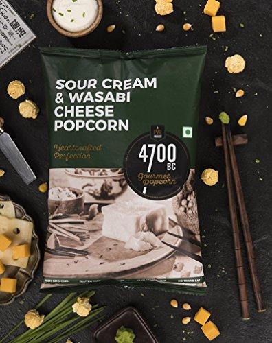 4700BC 4700BC Nutty Tuxedo Chocolate Popcorn, Tin, 125g + 4700BC Gourmet Popcorn, 5 Flavours Pack (3 Cheese, 2 Caramel), 475g