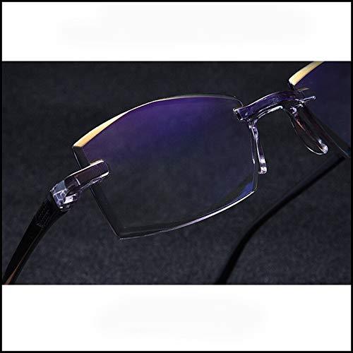 AEC AEC ReadSafe NEO Smart Rimless Reading Eyeglasses With AR BlueBlock Lens (+1.50, Black)