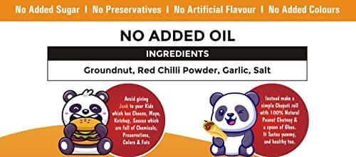 HEALTHY PANDA Healthy Panda Uttar Karnatakas Famous Pounded Peanut Garlic Chutney Powder (1 KG) / Groundnut Chutney Powder/Shenga Chutney/Shenga Lasun Chutney/Shengha chutney Solapur
