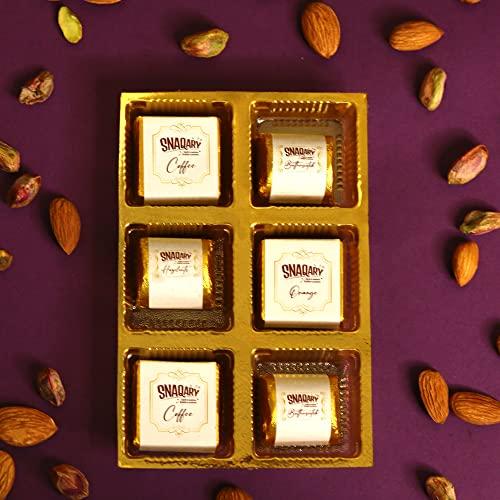 Snaqary Snaqary | Snacks Combo | Healthy Gift Hamper | Premium Chocolate Bits | Baked | Biscotti & Soya Coated Peanuts | Pudina Sev & Bajra Puri/Mathri/Mathi