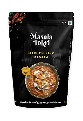MASALA TOKRI Masala Tokri - Pindi Chole Masala, Kitchen King Masala, Awadhi Biryani Masala & Mumbai Pav Bhaji Masala 100gm (Pack of 4)