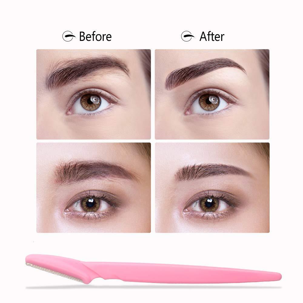 CHEM-AB ENTEREPIRSE CHEM-AB ENTEREPIRSE Eyebrow Razor Precision Sharpness for Trimming and Shaping Eyebrows - Multipurpose Exfoliating Face Razor and Under Arms and Under Leg Razor