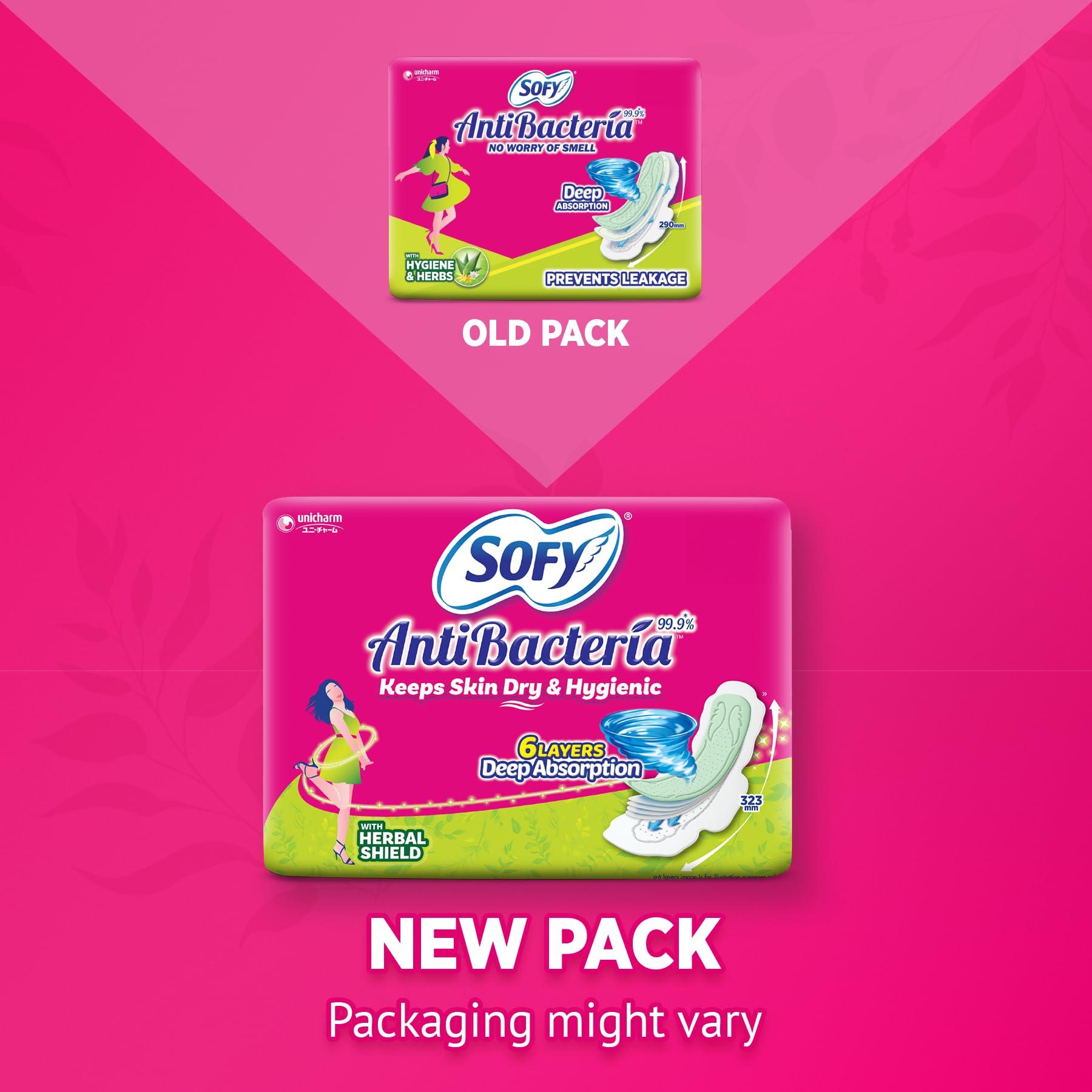 Sofy Sofy Anti Bacteria Extra Long Sanitary Pads, Pack of 30