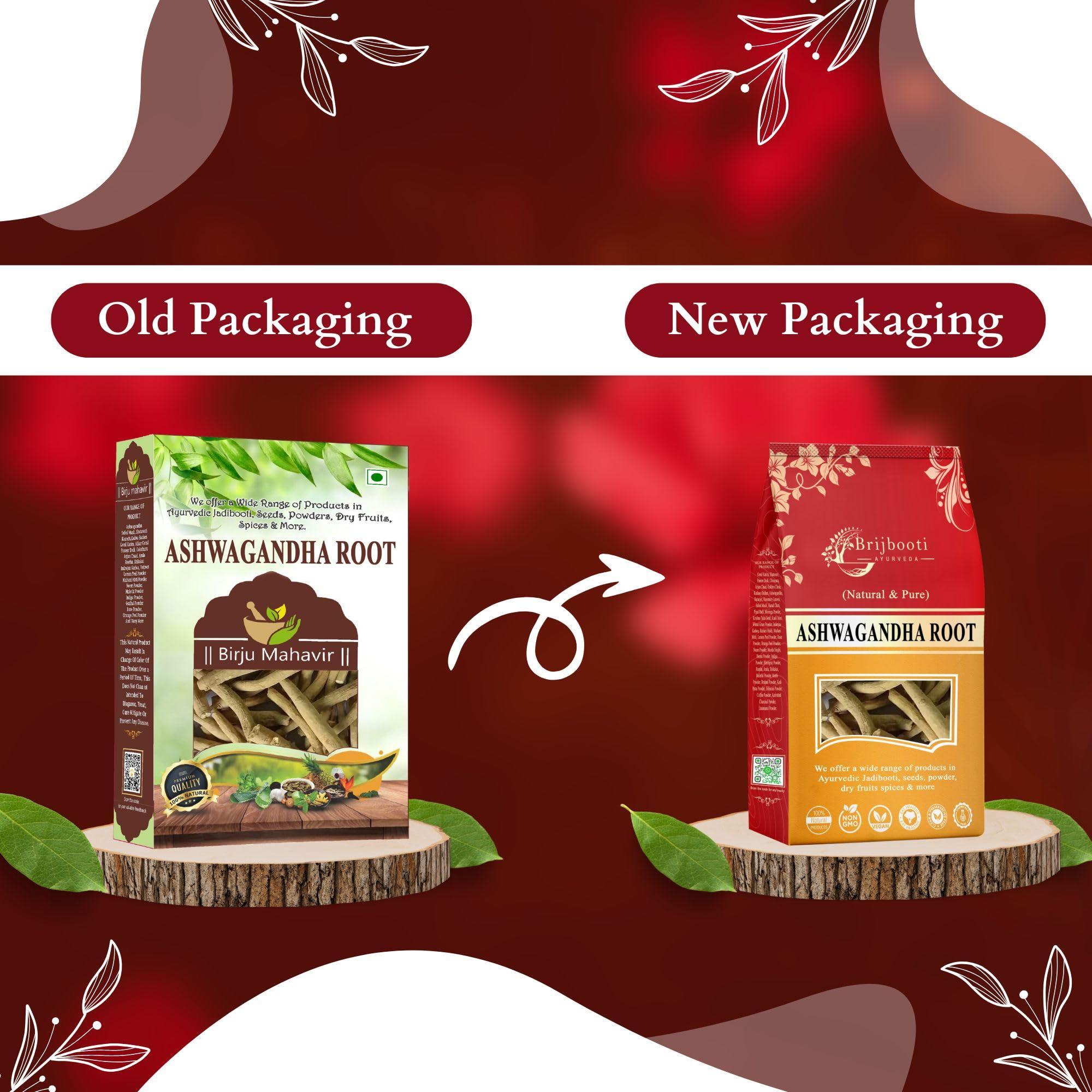 BIRJU MAHAVIR BIRJU MAHAVIR Ashwagandha Withania Somnifera Root, Natural, 200 g