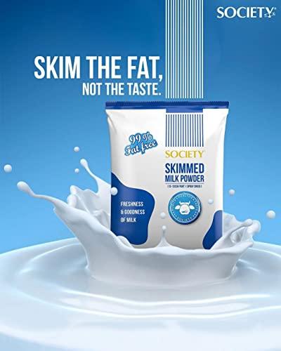 SOCIETY Society Skimmed Milk Powder | 500g | Less then 1% Fat | Rich in Calcium & Protein | Pack of 2