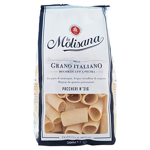 La Molisana La Molisana Paccheri N°316, Durum Wheat Semolina Pasta, 500 g, Cream, (35113)
