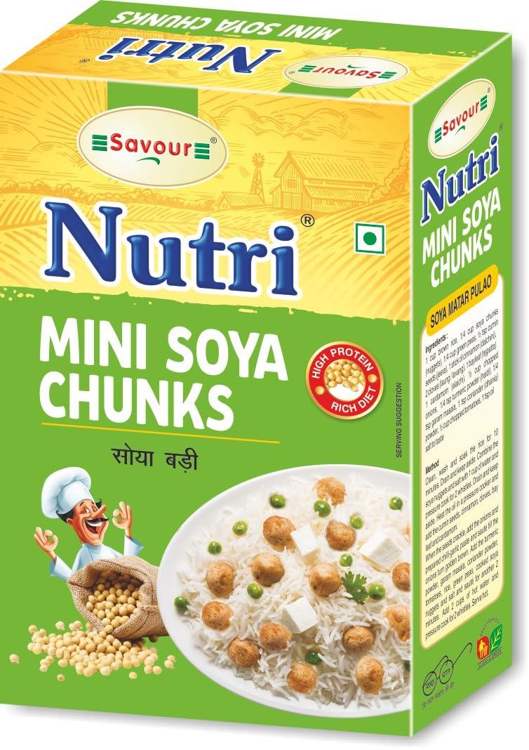 Savour Savour Nutri Soya Mini Chunks 200 Grams - Box Pack of 6