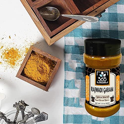 365 STORE TO DOOR 365 STORE TO DOOR Indian Spice – Rajwadi Garam Masala, 100 gm. | Homemade Powdered | for Healthy Cooking | Ready to use | All Seasonings Spices | Pure & Hygiene | Spice Mix – Pack of 1