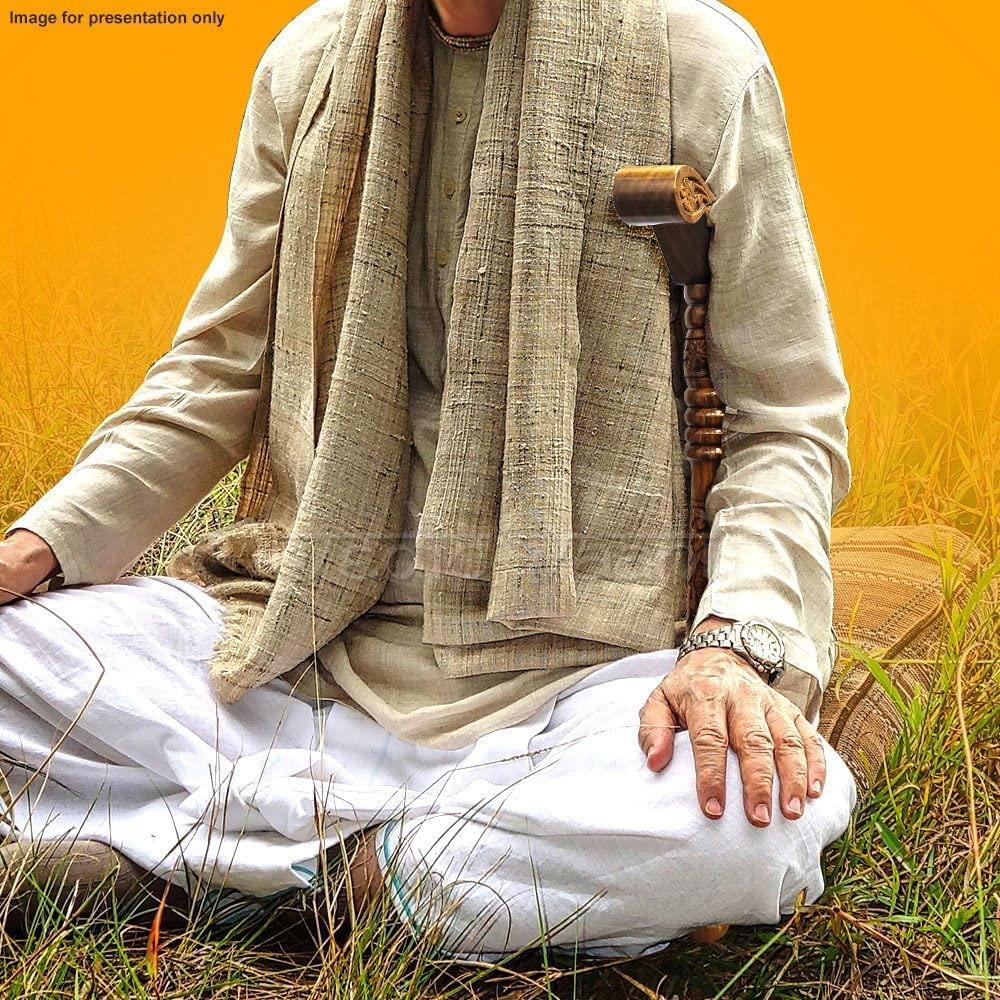 Lifestyle Helpmate lifestyle Helpmate Wooden Yoga Danda Stick Improved Breath Flow in Nostrils and for Meditation Practices (antick)