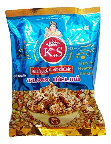S. SEENIVASAN MITTAI KADAI S SEENIVASAN Corn Mixture 250g | Sweet Sevu 250g | Kovilpatti Kadalai Mittai 250g - Pack of 3 (750g)