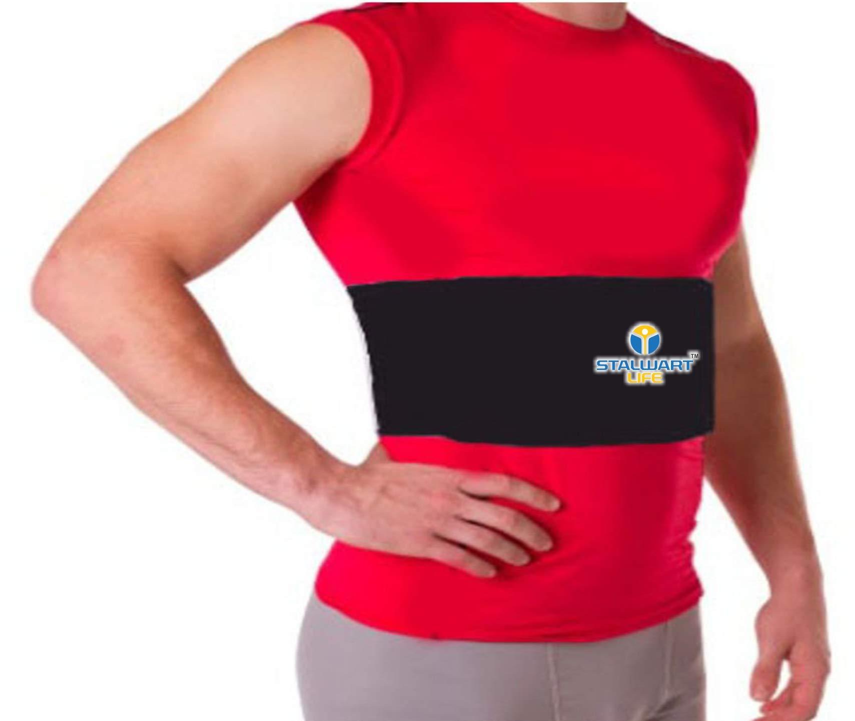 STALWART LIFE STALWART LIFE Rib Belt: Used for Fracture Or Pain in Rib & Chest ?Neoprene -Universal