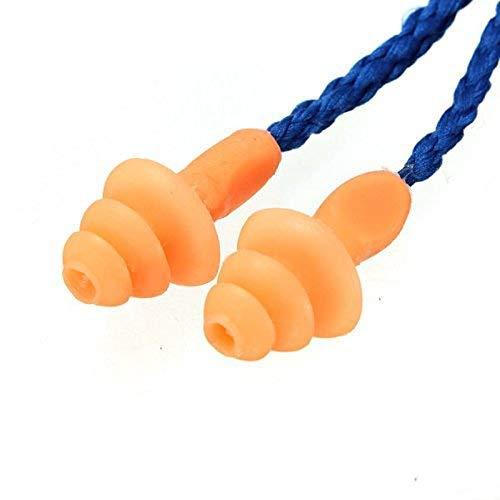 3M 3M 1270 Corded Reusable Noise Reduction Earplug (Pack of 10) by Rajvir International
