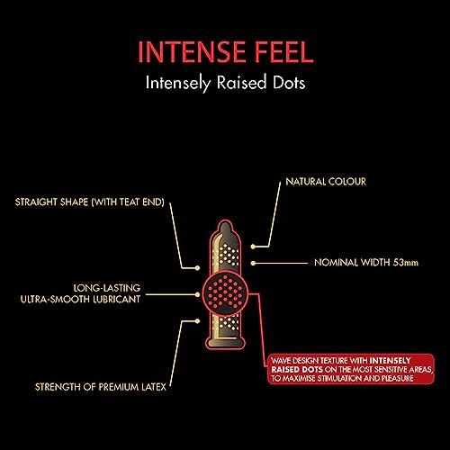 SKYN SKYN Elite ultra thin and ultra soft premium condom 10p and SKYN Intense Feel wave texture with Intensely raised Dots premium condom 3p (Pack of 13 non Latex condoms)