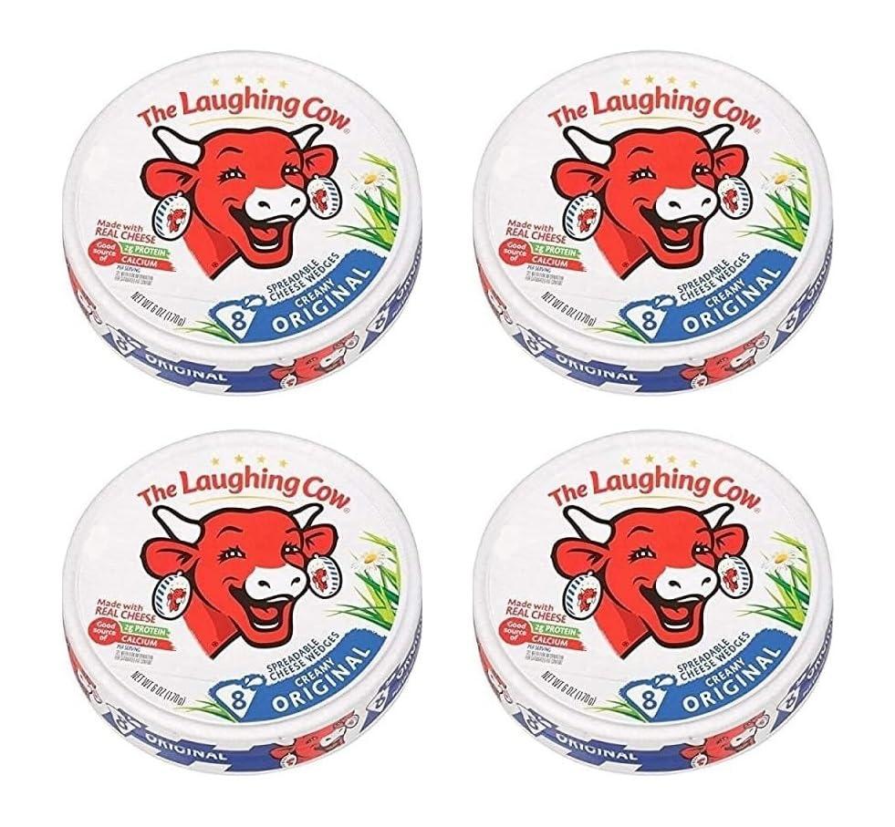 Generic Laughing Cow Original Cheese Triangle Portion Delicious Each 120gm (Pack Of 4) (Imported)