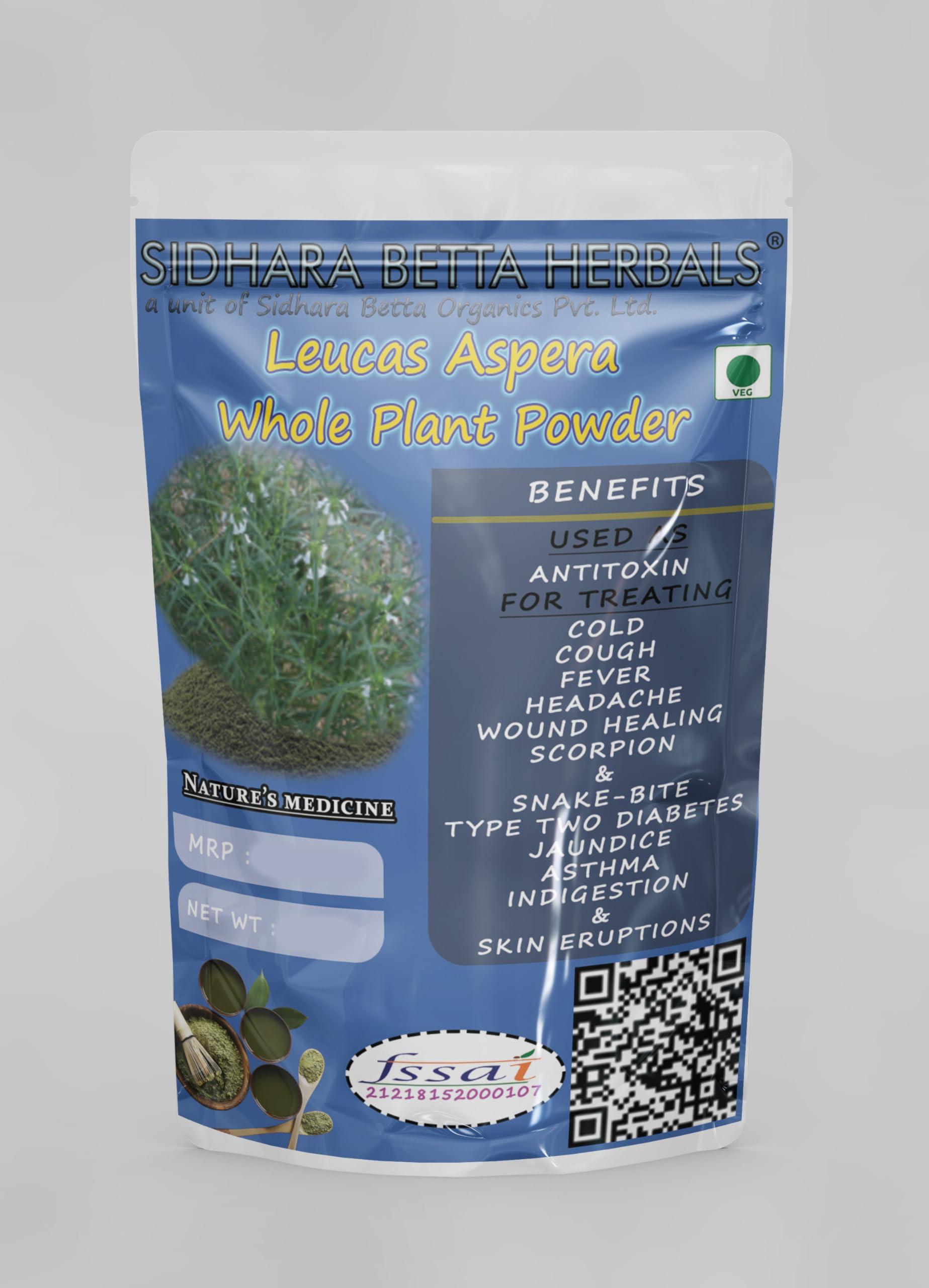 SIDHARA BETTA HERBALS SIDHARA BETTA HERBALS Leucas Aspera (Tumbe) Whole Plant Powder |Pack Of 1|