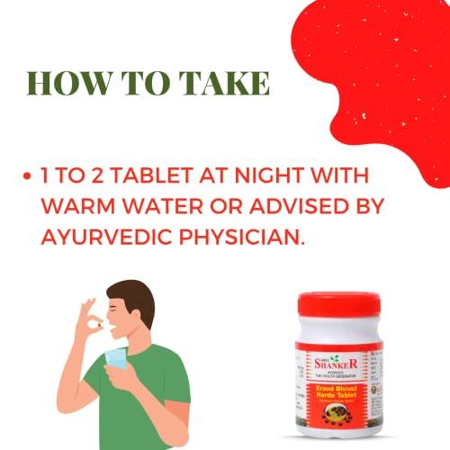 Shree Shanker Shree Shanker Erand Bhrust Harde Tablet(Gandharv Haritaki Tablet) - Pack of 3-300Tab.