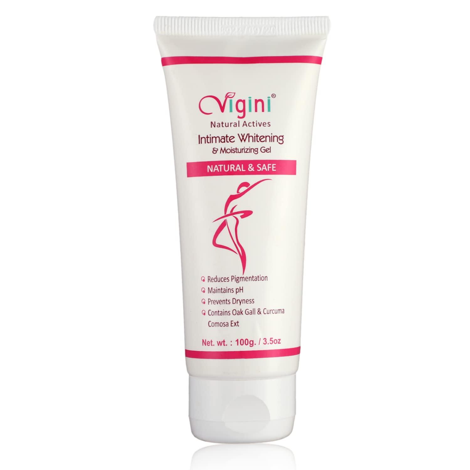 Vigini Vigini Natural Feminine Hygiene Intimate Lightening Whitening Hygiene Gel Women 100g | Wash Able Non Staining Non Itching Water Based