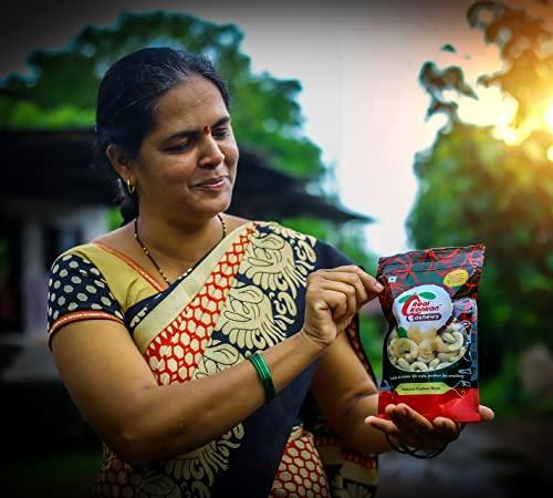 Real Konkan Cashews Real Konkan Whole Crunchy Cashews 'Super Jumbo (W210)' Amazon Product - 500 gms
