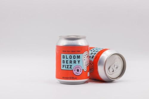 PUSHERS PUSHERS Drink Sparkling Bloom Berry Fizz with Roselee & Berries Flavors | No Artificial Flavors, No Artificial Sweeteners, No Artificial Color | Product of Thailand, 230 ml each (Pack of 9)