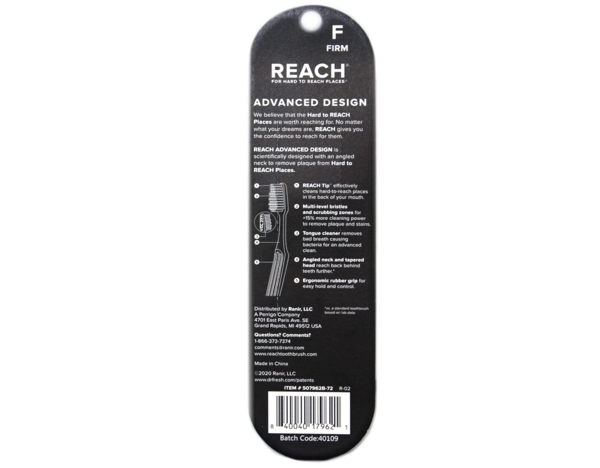 Reach Reach Adv Toothbrush Firm Size 3ct