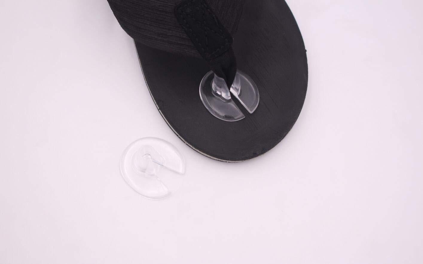 Elandy Silicone Thong Sandal Toe Protectors-Silipos Sandal Flip-Flop Gel Toe Guards Cushions Thong Protectors Set of 5 pair