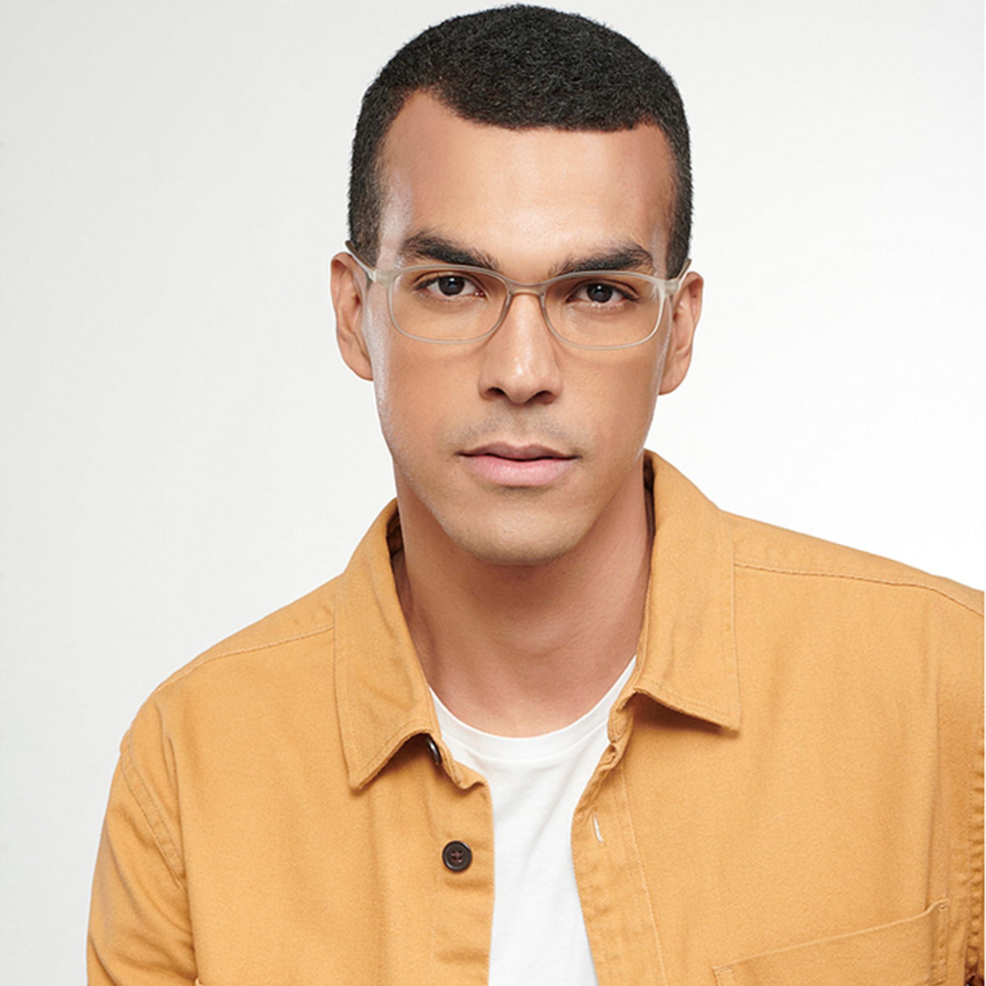 LENSKART PLUS Lenskart READERS | Grey Rectangular Full Rim Reading Eyeglasses | For Men & Women | For 1.5 Power | LR E13698