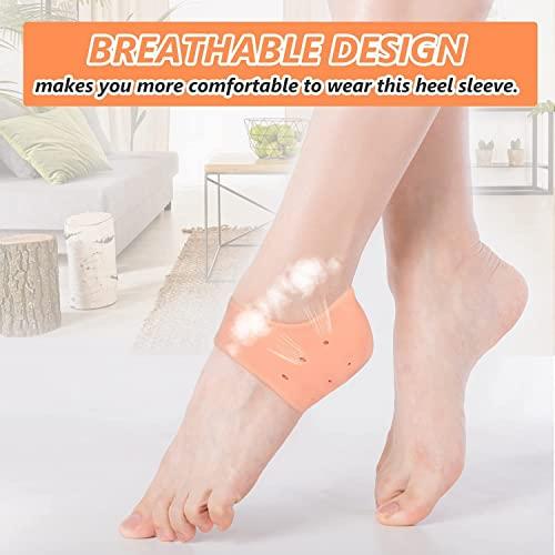 Nav Wings Heel Pain Relief Products For Women Anti Crack Silicon Gel Heel And Foot Protector Moisturizing Socks for Foot Care, leg pain relief products And Heel Pad for Men And Women BY VIVNITS