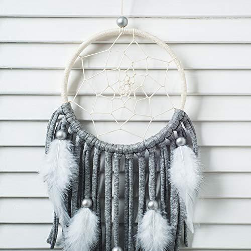 HEALLILY 20Pcs Moon Dream Catcher Rings Star Circle Macrame Hoop for DIY Craft Decoration