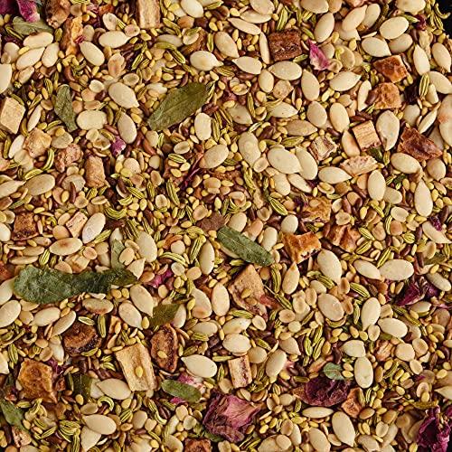 Lemor Lemor Rose Coco Melon Mixture (300 Gms, 2 Jars of 150 Gms Each) | Low Sugar & Low Salt Mukhwas | Healthy After Meal for Eating | Roasted Trail Mix Snacks